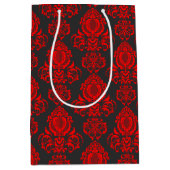 Elegant, , Victoriaans Steampunk Damask Medium Cadeauzakje (Voorkant)