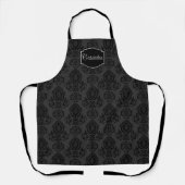 Elegant, , Victoriaans Steampunk Damask Schort (Voorkant)