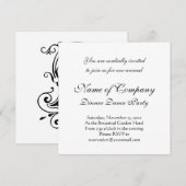 Elegant Victoriaans stijlletter A Monogram Kaart (Voorkant / Achterkant)