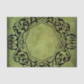 Elegant  Victoriaans stijlontwerp Tissuepapier (Voorkant)