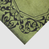 Elegant  Victoriaans stijlontwerp Tissuepapier (Detail)