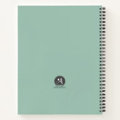 Elegant Victoriaans stijlvolle Rozen spirituele la Notitieboek (Achterkant)