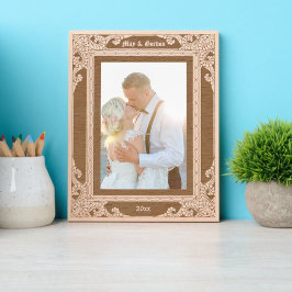 Elegant Victoriaans tijdperk 1877 grens Gegraveerde Lijstjes