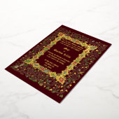 Elegant Victoriaans Tijdperk 1883 Middeleeuws Stij Folie Uitnodiging (Gedraaid)