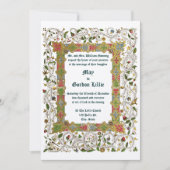 Elegant Victoriaans Tijdperk 1883 Middeleeuws Stij Kaart (Voorkant)