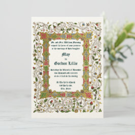 Elegant Victoriaans Tijdperk 1883 Middeleeuws Stij Kaart