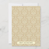 Elegant Victoriaans Vaas Verjaardagsfeestje Kaart (Achterkant)