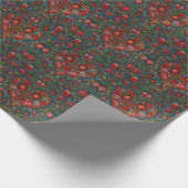 Elegant Victoriaans Valentijnsdag hart ontwerp Cadeaupapier (Hoek)