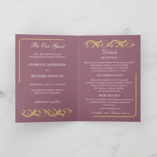 Elegant Victoriaans Wedding (Binnen)