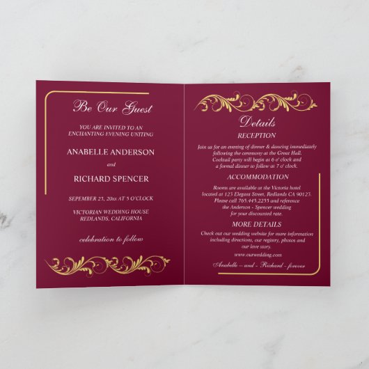 Elegant Victoriaans Wedding (Binnen)