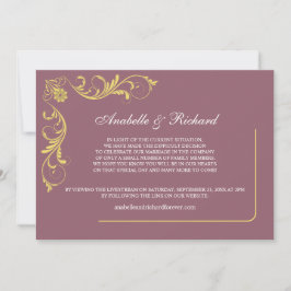 Elegant Victoriaans Wedding Announement Save The Date