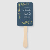 Elegant Victoriaans Wedding Handwaaier (Voorkant)