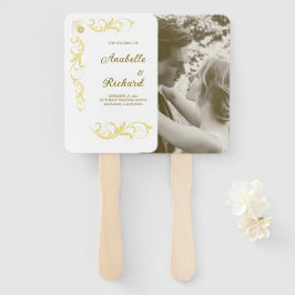Elegant Victoriaans Wedding Handwaaier