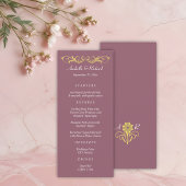 Elegant Victoriaans Wedding Menu