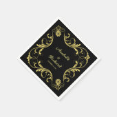 Elegant Victoriaans Wedding Servet (Hoek)