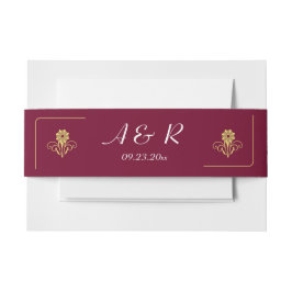 Elegant Victoriaans Wedding Uitnodigingen Wikkel