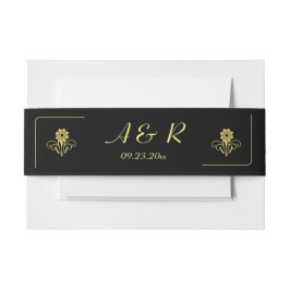 Elegant Victoriaans Wedding Uitnodigingen Wikkel