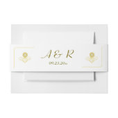 Elegant Victoriaans Wedding Uitnodigingen Wikkel (Voorkant Voorbeeld)