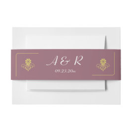 Elegant Victoriaans Wedding Uitnodigingen Wikkel