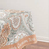 Elegant Victoriaanse Bloemige Vintage Gepersonalis Tafelkleed (Voorbeeld)