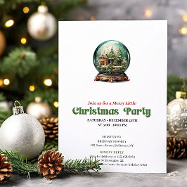 Elegant Victorian Christmas Ball Gathering Kaart