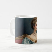 Elegant Victorian Lady Classic Portrait Coffee Mug Koffiemok (Voorkant links)
