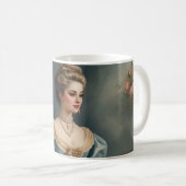 Elegant Victorian Lady Classic Portrait Coffee Mug Koffiemok (Voorkant rechts)