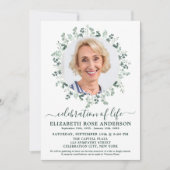 Elegant-viering van de Eucalyptusfoto Kaart (Voorkant)