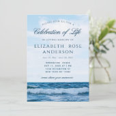 Elegant viering van de herdenking van het leven kaart (Staand voorkant)