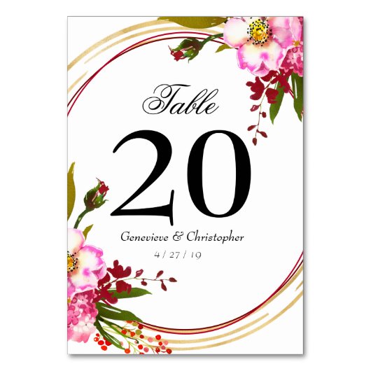 Elegant vierkantBoho Blush roze bloem goud bruilof Kaart (Voorkant)