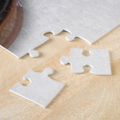 Elegant Vignetted Violin on Slate Tegel Legpuzzel (Zijkant)