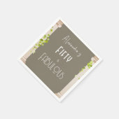 Elegant Vijftig Fabulous Verjaardag Grieks Thema B Servet (Hoek)