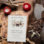 Elegant Viking Wedding Uitnodiging<br><div class="desc">Wil je je feest de extra wow factor geven? Kijk niet verder dan een Viking-thema! Wie zou niet onder de indruk zijn van oude zwaarden, vlammen en noordse décor met gehouten loopbanen? Met slechts een paar slimme touches hier en daar kun je elke locatie veranderen in een epische Norse viering....</div>