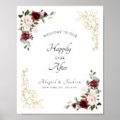 Elegant vindt het leuk om te zien na het huwelijks poster (Voorkant)