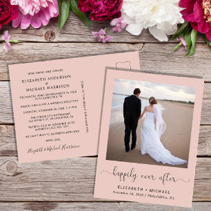Elegant vindt het leuk ooit na ontvangst van het f uitnodiging briefkaart