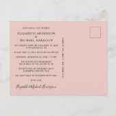 Elegant vindt het leuk ooit na ontvangst van het f uitnodiging briefkaart (Achterkant)