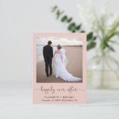 Elegant vindt het leuk ooit na ontvangst van het f uitnodiging briefkaart (Staand voorkant)