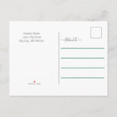 Elegant Vineyard Wedding Save the Date Aankondigingskaart (Achterkant)