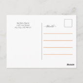 Elegant Vineyard Wedding Save the Date Announceme Briefkaart (Achterkant)