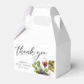 Elegant Vino voor geloften Collectie dank u Bedankdoosjes (Voorkant Zijde)