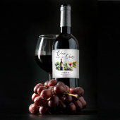 Elegant Vino voor geloften Vrijgezellenfeest Wijn Etiket