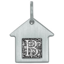 Elegant Vintage Bloem Letter B Monogram