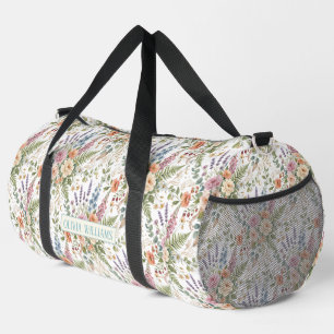 Elegant Vintage Bloemige Botanische Ontwerp Plunjezak