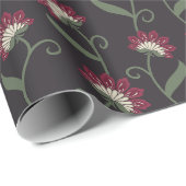 Elegant Vintage Bloemverpakkings Papier (Rol Hoek)