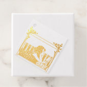 Elegant Vintage Bookplate Bedankjes Labels (Met doos)