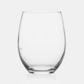 Elegant Vintage Castle Destination Wedding Wijnglas Zonder Voet (Links)