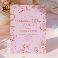 Elegant Vintage Cupid Valentijnsdag Feest
