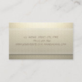 Elegant Vintage, Damask, Lace Visitekaartje (Achterkant)