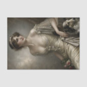 Elegant Vintage Damesportret Decoupage Tissuepapier (Voorkant)