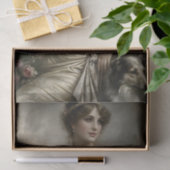Elegant Vintage Damesportret Decoupage Tissuepapier (Geschenk)